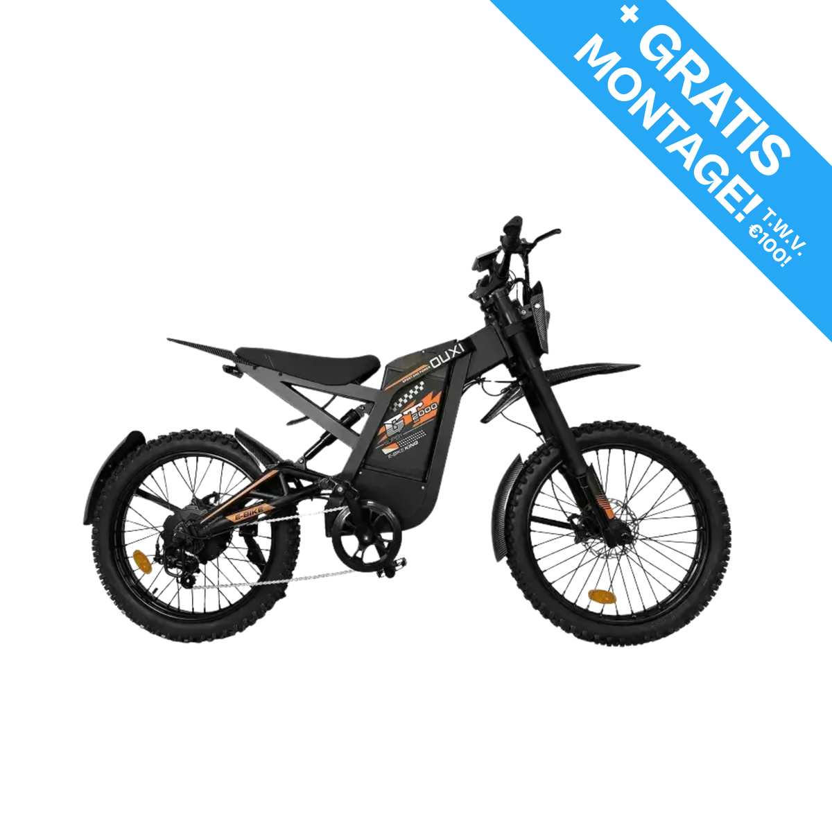 OUXI GT-2000 Fatbike | Hydraulische remmen – Noma Bikes