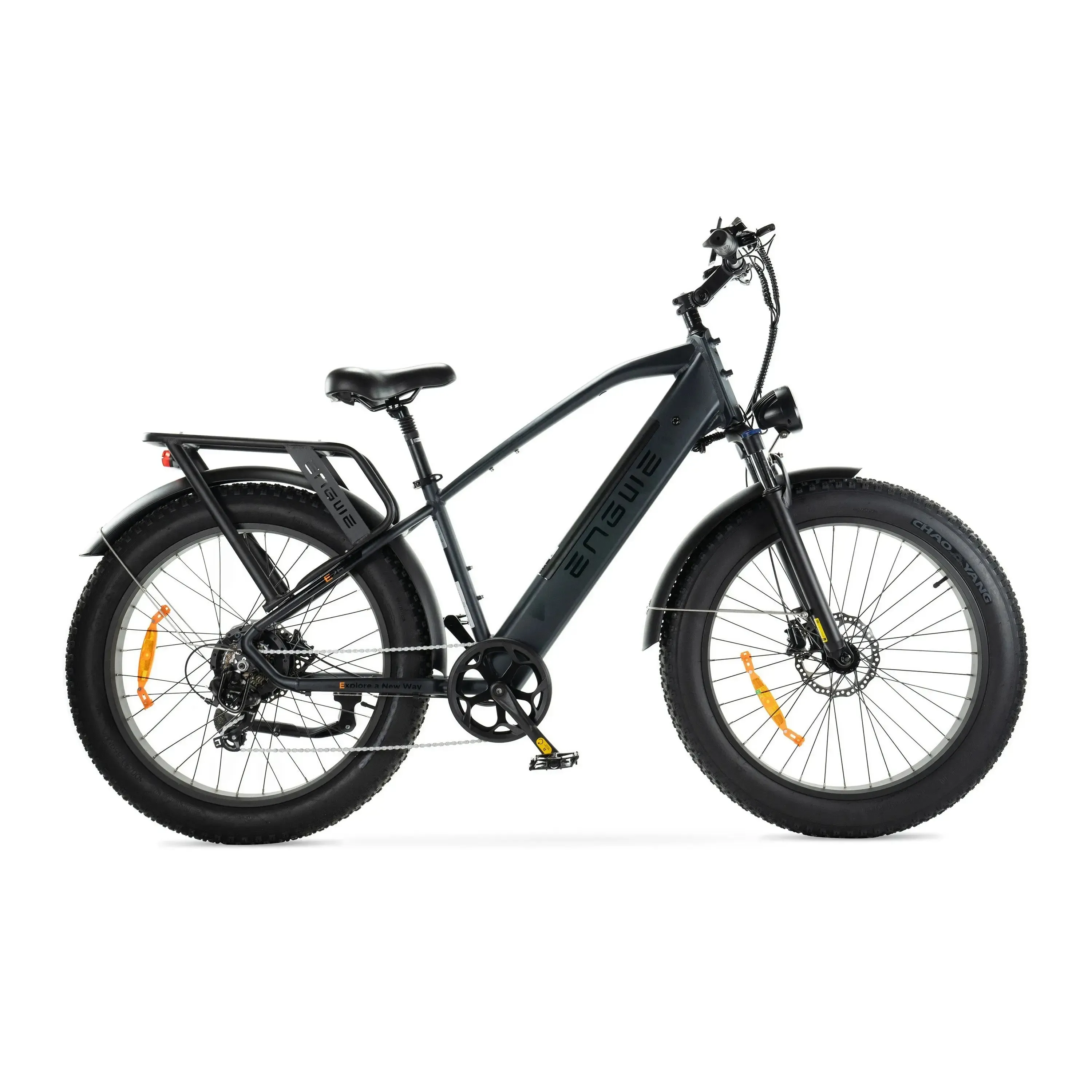 ENGWE E26 - Hoge instap - Zwart fatbke elektrisch