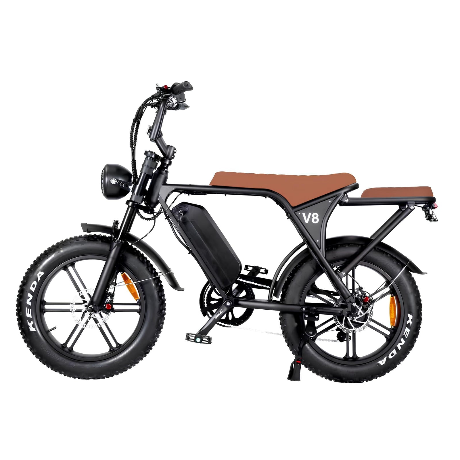OUXI V8 3.0 Fatbike - Bruin - Hydraulische Remmen