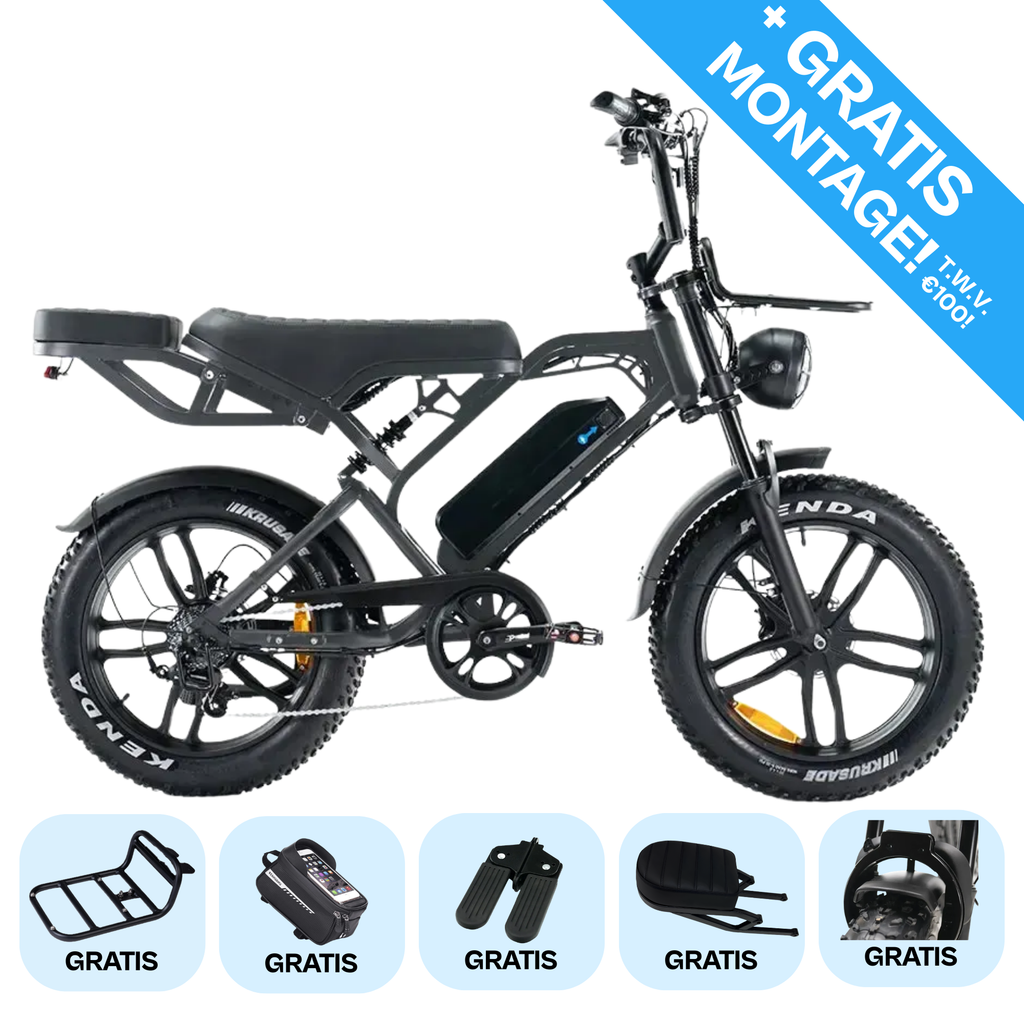 COMBI DEAL | Fatbike V20 Pro - Donkergrijs